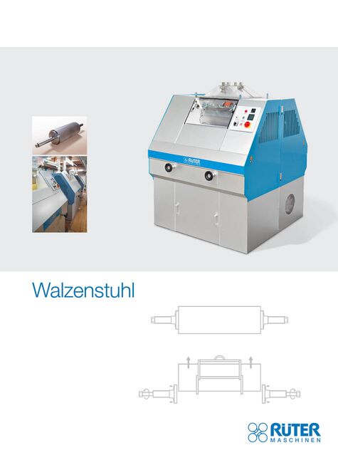 Prospekt - Rüter Maschinenbau Walzenstuhl